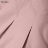 ZANZEA Women Long Sleeve Blouse and A-line Skirts Casual Two Piece Suit Sets