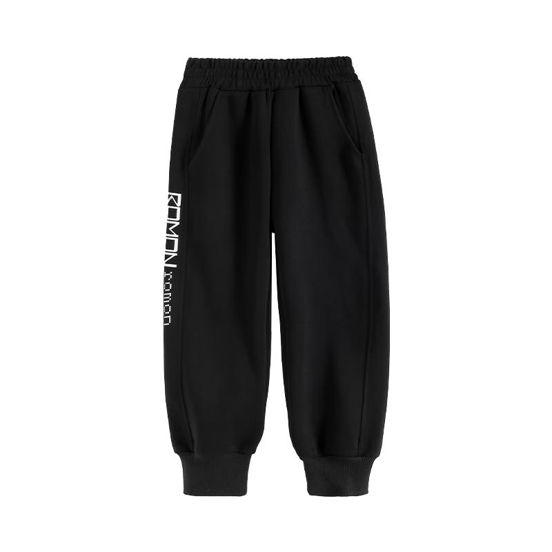 Luomeng Kids  Cotton Blend Jogger School Pants 110