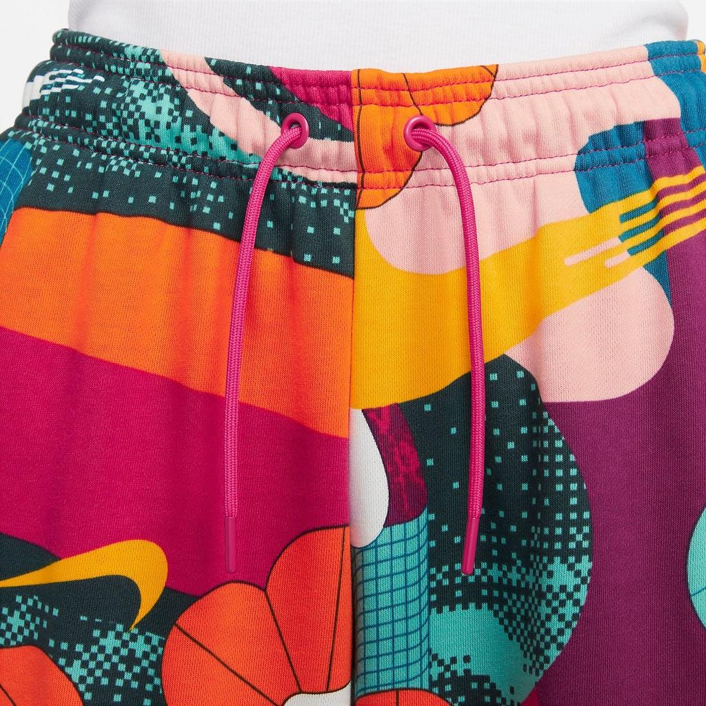 Nike CNY Rok Zajíce Graffiti Francouzské froté Pletené kalhoty s vysokým pasem Dámské spodky Vícebarevné FD6686-681