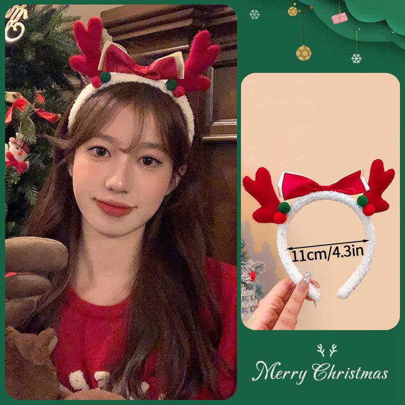 Christmas Hats Christmas Hairpin Decoration Party Headwear Cute Deer Headband Kawaii Hair Accessorie Navidad