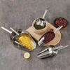 Stainless Steel Multi-purpose Flat Bottom Ice Shovel for Grain, Flour, Sugar, Tea, and Feed