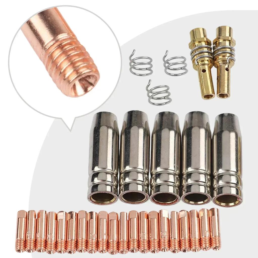 Welding Applications Contact Tips Kit High Temperature Resistance Components Contact Tips AK15 Compatible Comprehensive Tool Set