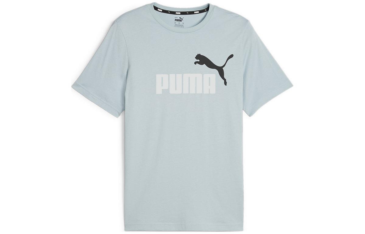 PUMA Set-in Sleeve T-Shirt Men s Light Blue 847666-26 XL