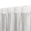 Horizontal Wardrobe Curtain with Rail - Sheer Dust Cover & Decorative Pull, No-Drill Installation.
