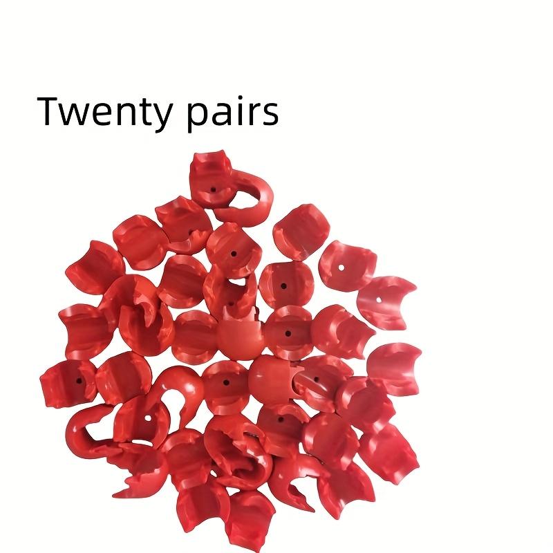 

Красные пластиковые пружинные карабины для альпинистской веревки - Прочные многоцелевые застежки для снаряжения для альпинизма, аварийно-спасательных работ