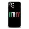 Luxury Phone Case For Apple iPhone 11 15 14 Pro MAX 12 13 7 8 Plus X XR XS MAX SE Silicone Black Cover Funda ITALY Flag