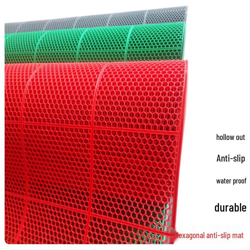 Grey PVC Plastic Floor Mat Roll