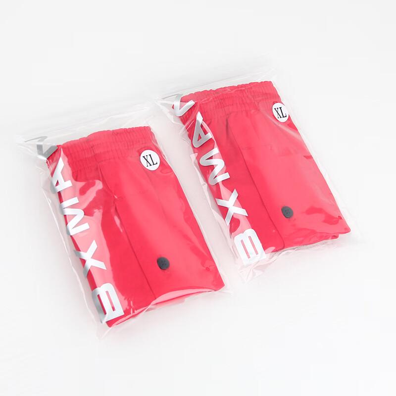 BXMAN Men's Red Cotton Boxer Briefs - 2 Pack