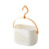 1pc Hanging Shower Toiletry Bath Kitchen Baskets Tub Corner Organizer Dorm Tote Hooks Rack Hangable Storage Basket with Hook