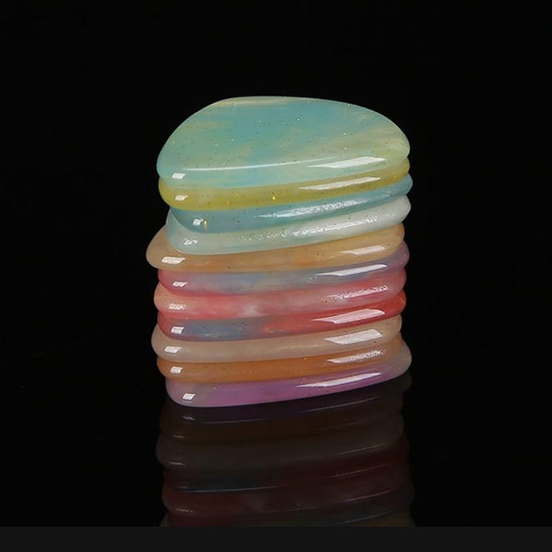 5Pieces Professional Resin Guitar Picks Guitar Plectrums for Fast Playing with Ergonomic Grip and Multiple Color Option