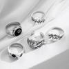 Punk Hip-Hop Ring 5-teiliges Set, modisches neues Billard Zeigefingerring-Set HZS2119