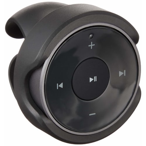 ELECOM Multimedia Remote Control Bluetooth Wireless [Music Controls at Hand/Camera Shutter Function Included] Car Steering Holder Black LAT-RC01BK