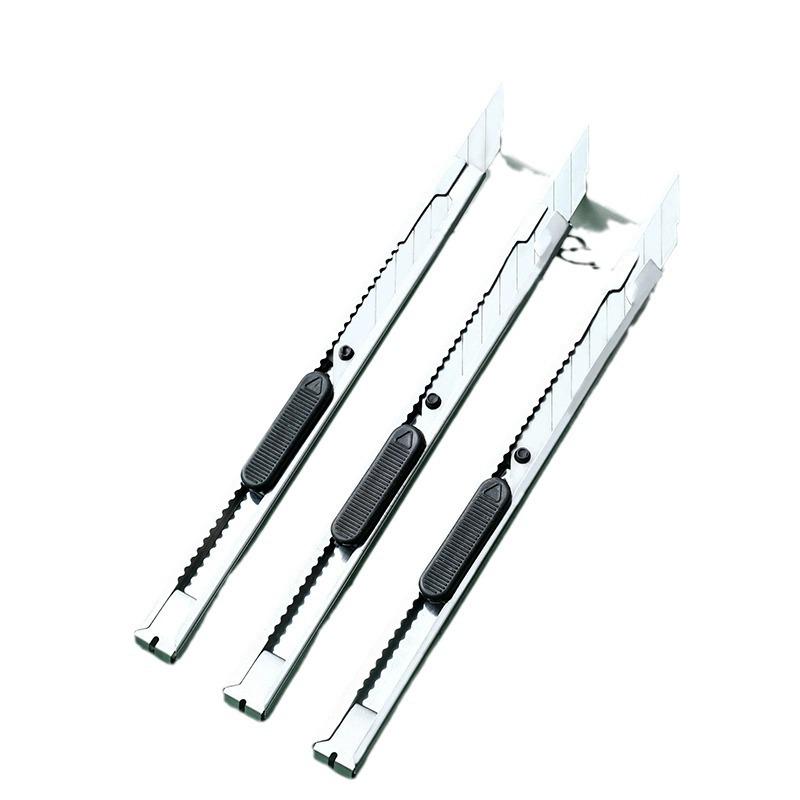 Cuțit Utilitar Portabil din Oțel Inoxidabil - Cutter de Hârtie Detașabil pentru Birou și Studenți