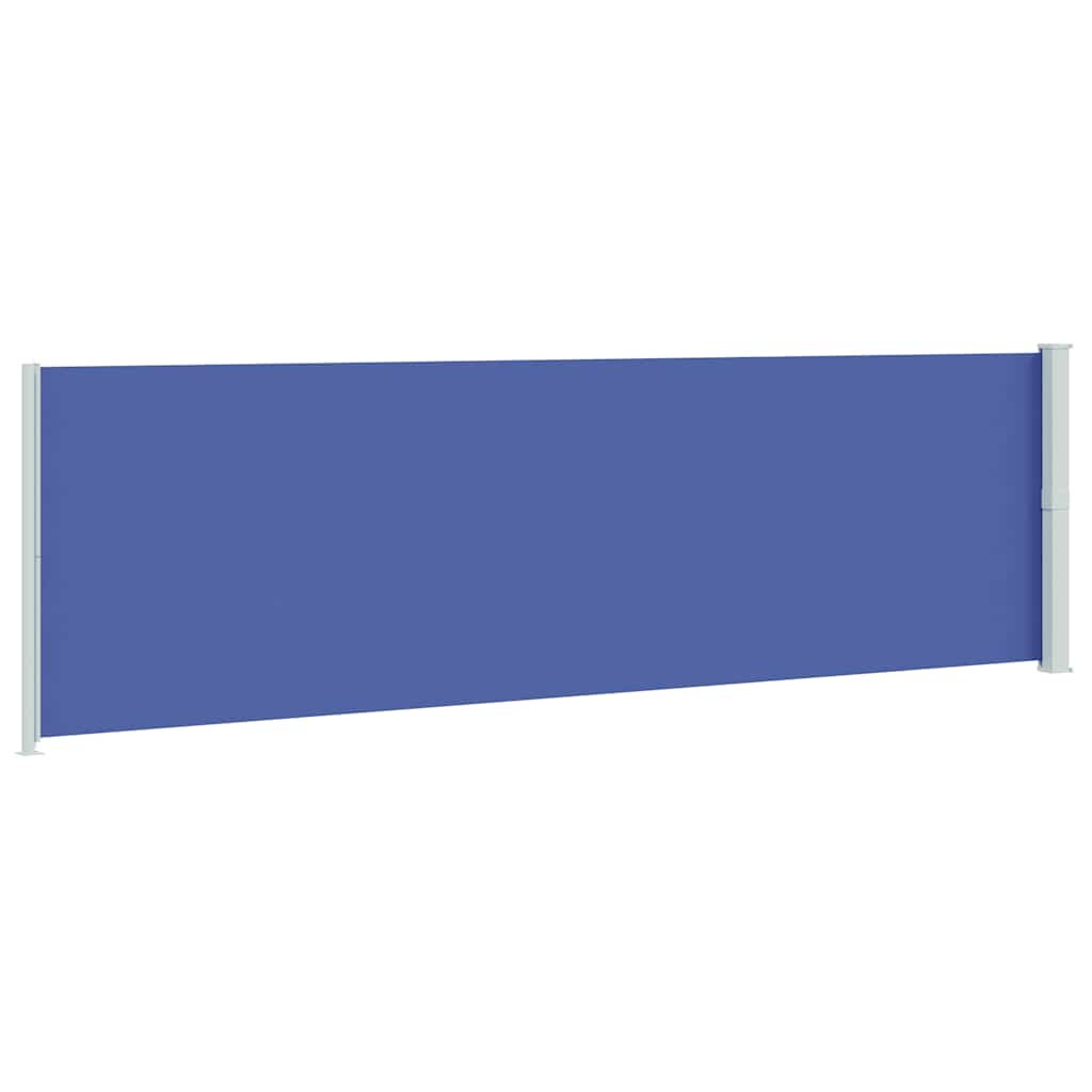 Retractable Side Awning 180 x 600 cm Blue