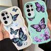 Case for Samsung Galaxy A26 S25 S22 Ultra S20 FE S23 Plus S24 A25 S21 Soft Phone Cover A35 A54 A34 A36 A55 A24 INS Retro