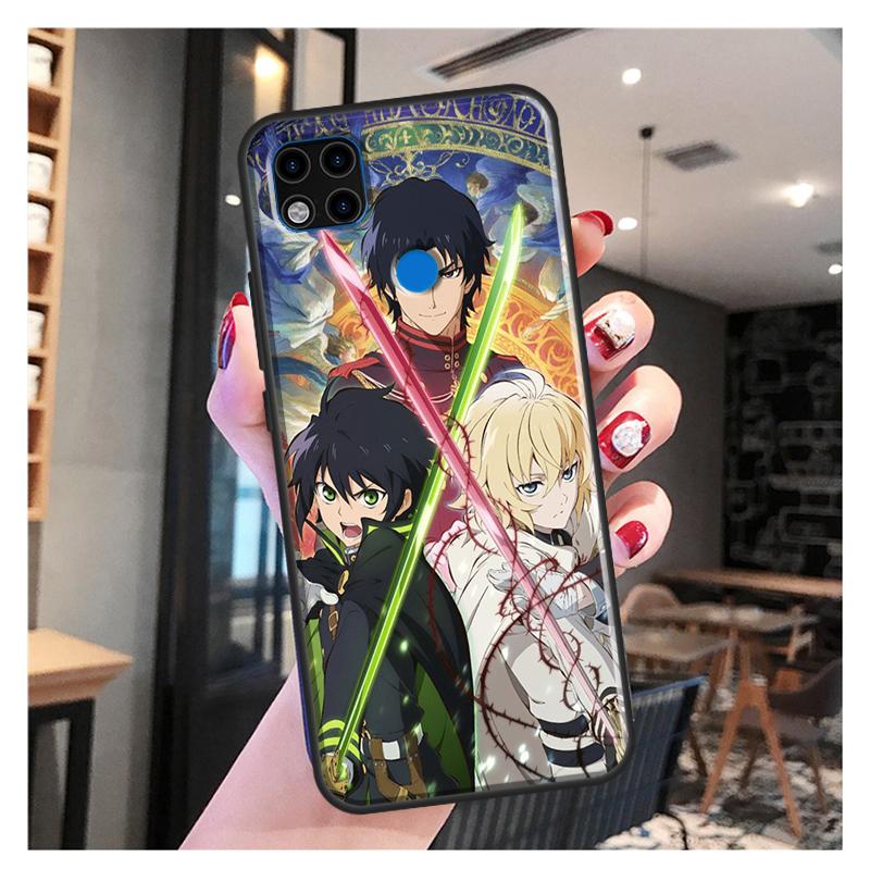 Anime Owari No Seraph Of The End Funda For Xiaomi Redmi Note 10S 9S 8T 9 Note 10 Pro Note 11 Pro Redmi 9C 9A 9T Soft Case