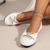 Casual Shoes Single Shoes Round Toe Shallow Mouth Low Heel Flat Single Shoes