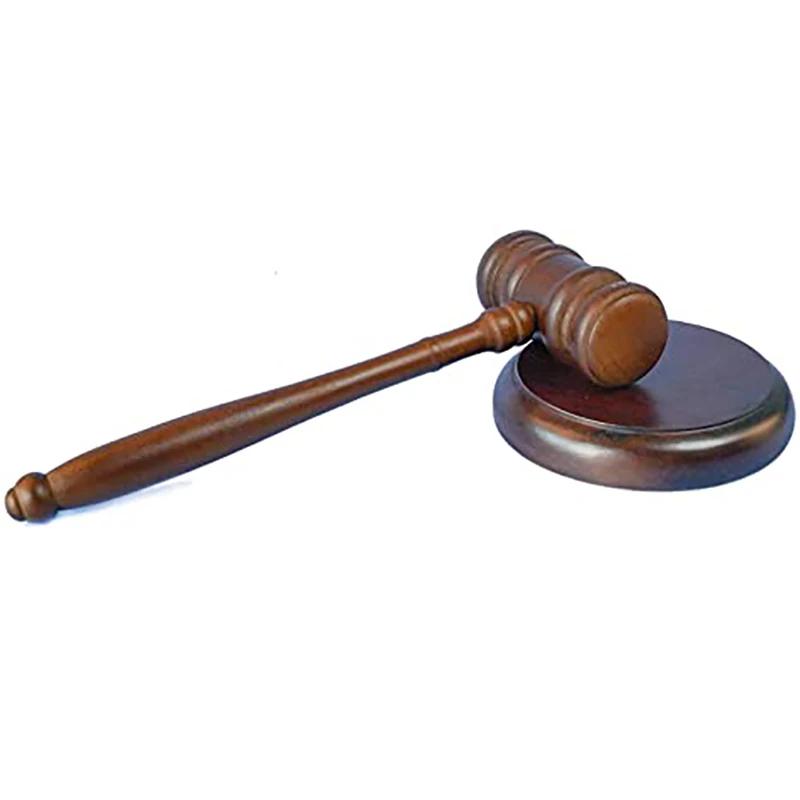 Wooden Judge Hammer Handmade High-quality, Durable and Exquisite Wooden Judge Hammer Auction Lawyer's Voice Hand Tool