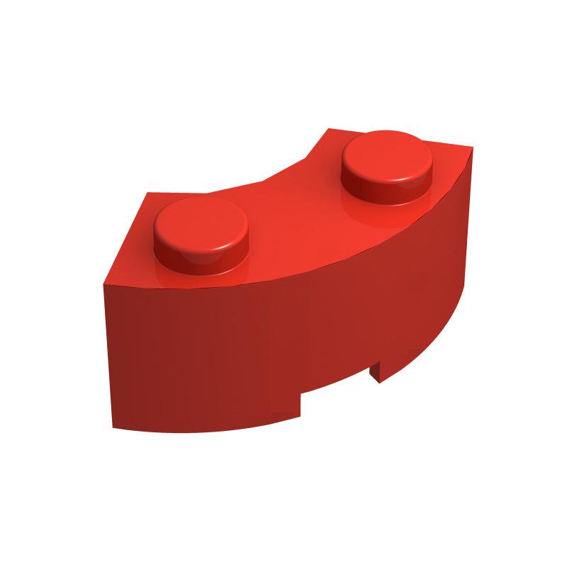 Non-Toxic Moc 3062 20 Pcs 2X2 Arc-Shaped Normal Brick Toys For Children For Building Block Parts Diy Construction Classic Brand Model Gift
