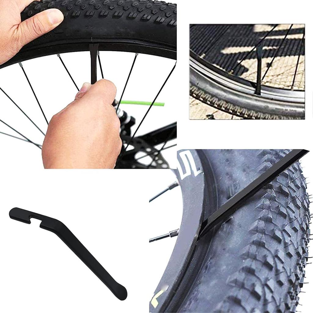 CTRICALVER Bicycle Tire Levers, Bicycle Wheel Replacement Tool, 3 Pieces