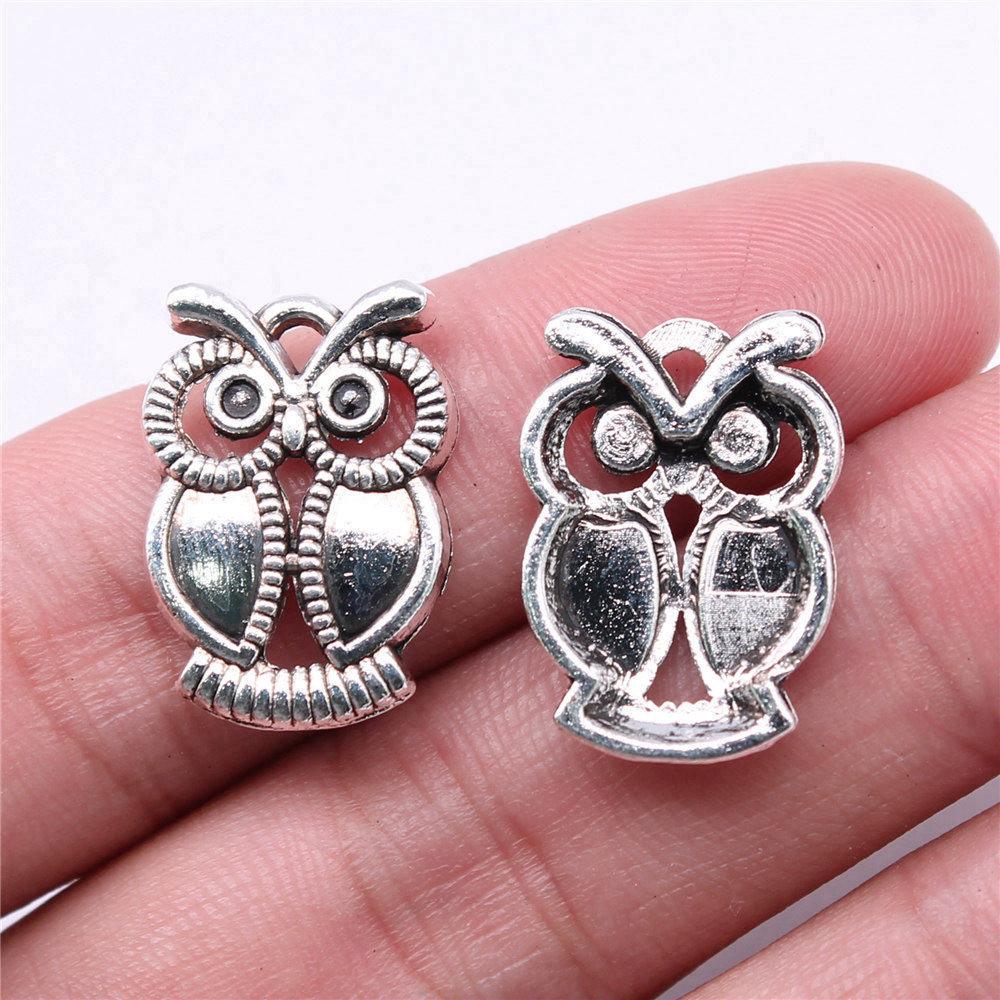 

Подвеска в виде совы, Женские украшения, Этнические материалы A49-10pcs-22x15mm