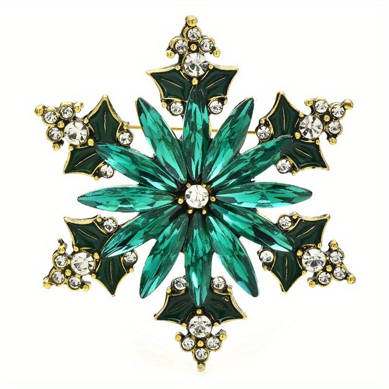 

Распродажа Классические Женские Девушки Рождественские Снежинки Стразы Значки Булавки Кристалл Элегантные Аксессуары для Вечеринки Новые Подарок