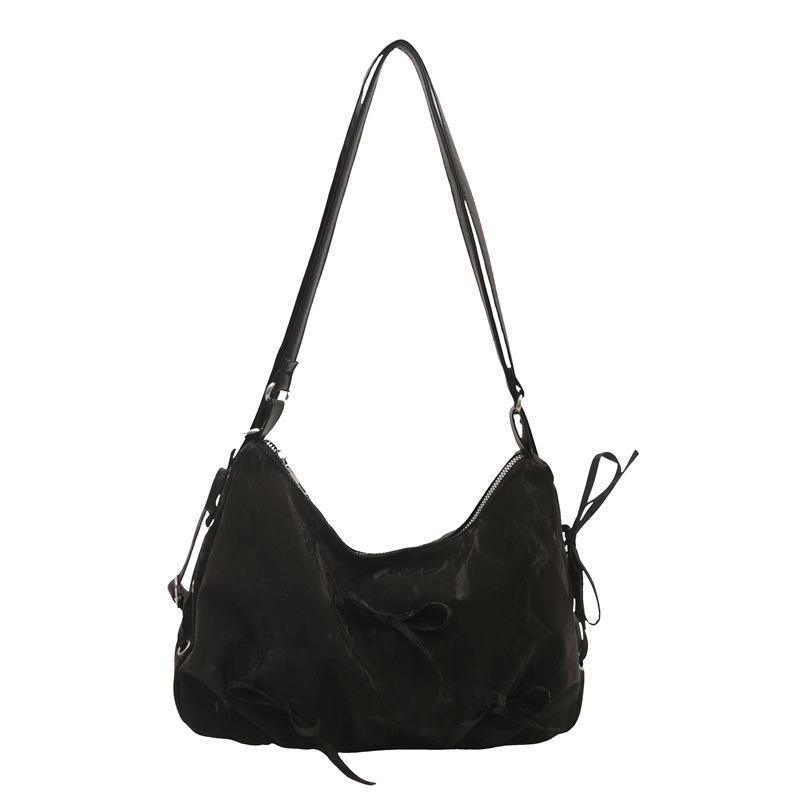 Large Capacity Fashionable Bow Personality Underarm Bag Women's New Casual Shoulder Bag Fashionable Commuter Backpack
