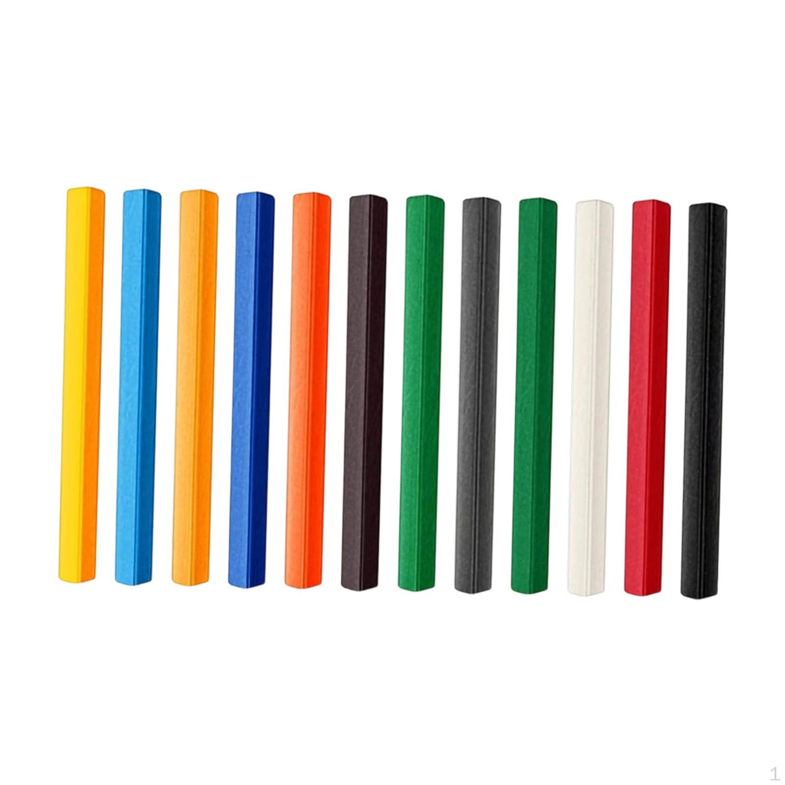 

12 Pieces Underglaze Decorating Crayons Set Drawing Crayon Colors Coloring for Graffiti