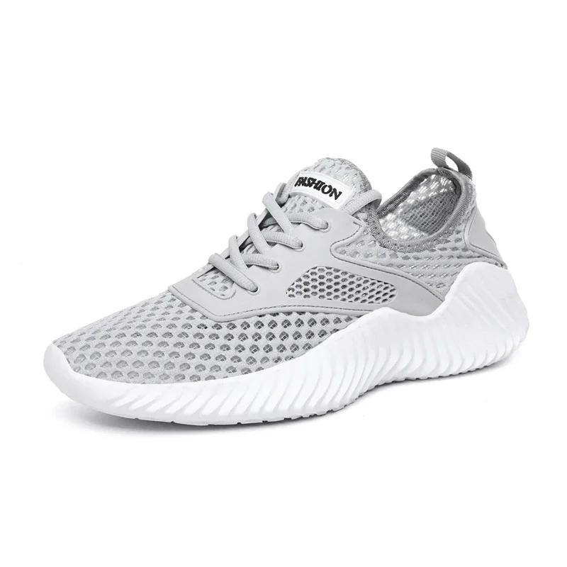 Summer New White Men Sneakers High Quality Shoes For Men Mesh Breathable Tenis Masculino Zapatillas Hombre