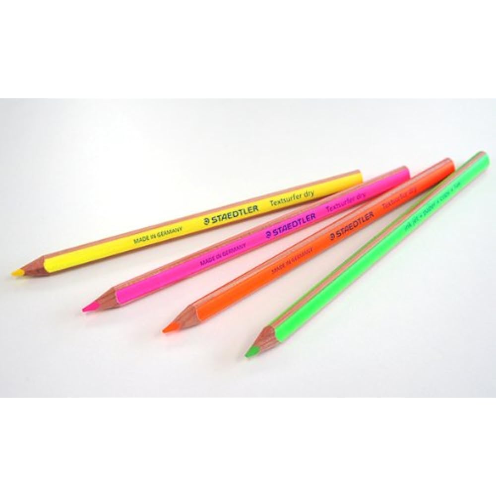 [STAEDTLER] STAEDTLER Fluorescent Colored Pencil Text Surfer Dry (Orange)