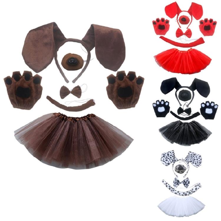 Hund Cosplay Kostüm Dekorationen Zubehör Kinder Hund Verkleiden Festival Plüsch Schmuck Süßes Hund Stirnband Cosplay Requisiten