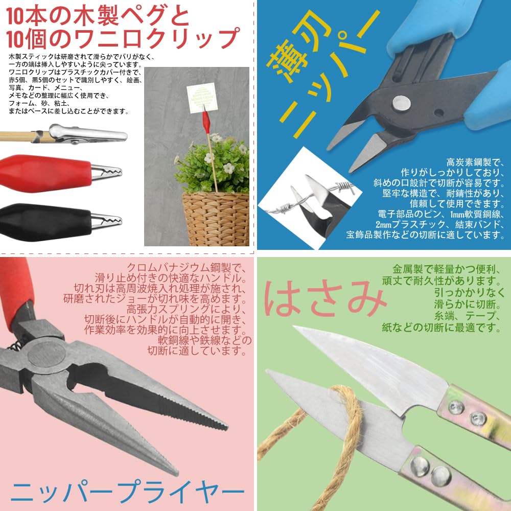 WMYCONGCONG Professional Plastic Model Tool Includes Pin Hand Precision Cutting Storage and More 81-Piece Kit, Thin-Blade Nippers, Vise, Drill, File,