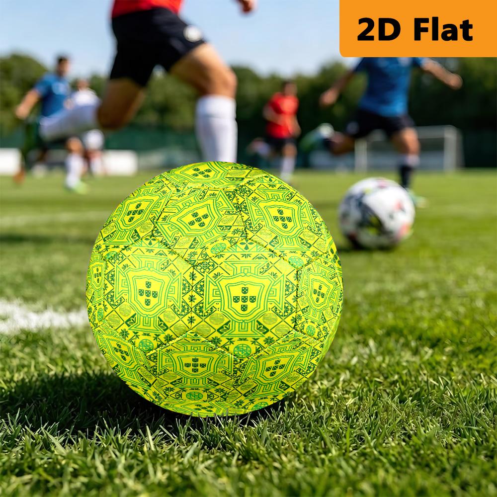 Portuguese Heritage Royal Symbols Soccer Ball Suitable for Both Training and Competition High Elasticity No. 5 Football Outdoor Sports Entertainment
