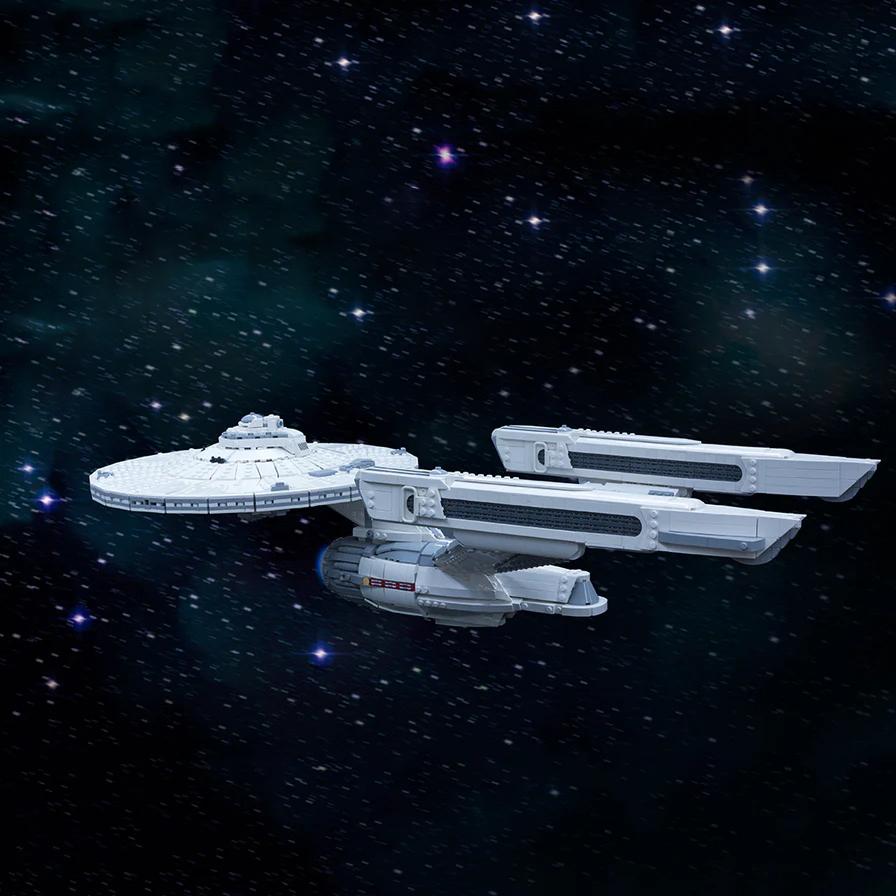 MOC USS Enterprise Space Ship Building Blocks Model 5032 Pcs Space Ship Federal Universe Cruiser Bricks Assemble Toys Kids Gifts