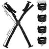 Adult BDSM Doorway Swing Set: Adjustable Hand & Ankle Cuffs