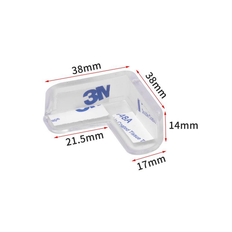 Water Drop Style Transparent Silicone Corner Guards for Furniture Protection