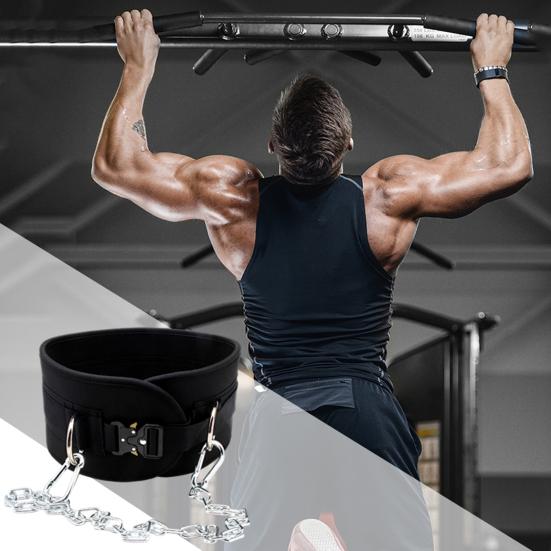 Posilovač síly Vážený opasek na shyby s D-kroužky Široký opasek Vysoká nosnost Zesílený střed Fitness Vzpěračský opasek