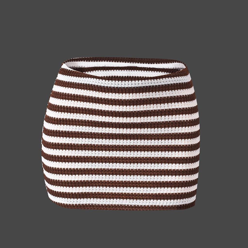 2025 Autumn Sexy Low-Waist Striped Skirt for Women