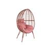 Garden Chair DKD Home Decor 90 X 65 X 151 Cm Metal Terracotta Synthetic Rattan