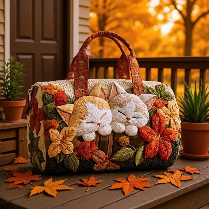 3D Cat Series Women's Travel & Yoga Handbag