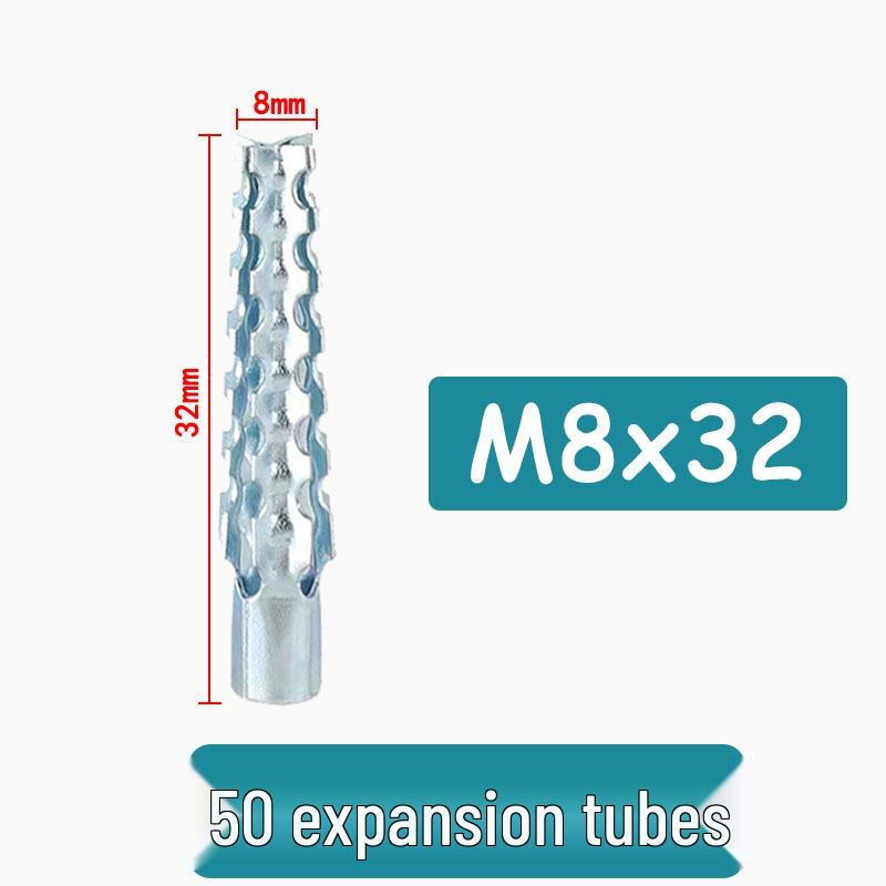 Serrated Metal Expansion Screw for Light Cement Walls - Christmas Tree Barbed Tube