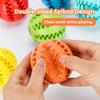 Dog Toy Ball Dog Food-Leaking Toy Rubber Chew Toys Treat-Dispensing Ball Tooth Cleaning Toy Dog Molar Toy Pet Interactive Toy