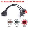 OBD2 Motorcycle Diagnostic Cable For YAMAHA 3Pin 4Pin Motorcycle 3 And 4 Pin OBD2 Diagnostics Connector Cable OBD Cable Adapter