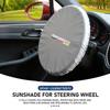 Car Steering Wheel Sun Shade Cover Silver Coated Cloth Heat Protection For Performance M2 M3 M4 X1 X3 X4 X5 E87 X7 E91 G20