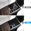 For Model S X 2025 2025 2025 Center Console Lower Tray Armrest Box Underlay Back Row Seats Storage Tank Pad Storage Box Pad
