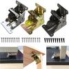 90 Degree Self-Locking Folding Hinge Table Legs Chair Extension Folding Table Leg Hinge Furniture Hardware Foot Fixing Parts(Black)