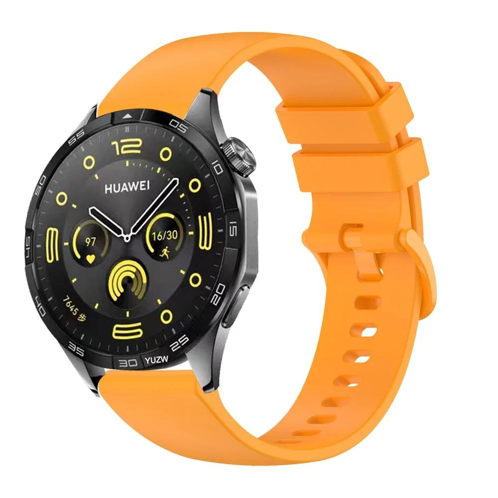 22mm 20mm Silicone Universal Strap For Huawei Watch Band GT 4 GT3 GT 2 Pro 42 46mm Sports Belt Watch 4 Pro Bracelet Accessories