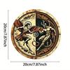 Retro Metal Painting 20x20cm Handmade Art Vintage Tin Sign Home Wall Decor