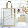 Transparent Document Bag Stationery Storage Folder File Mesh Zipper Pouch Zip File Folders School Office Supplies Stationary