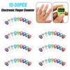 10-50PCS Electronic Finger Counter Ring Row Tally Pedometer for Pray Buddha Sewing Stitch